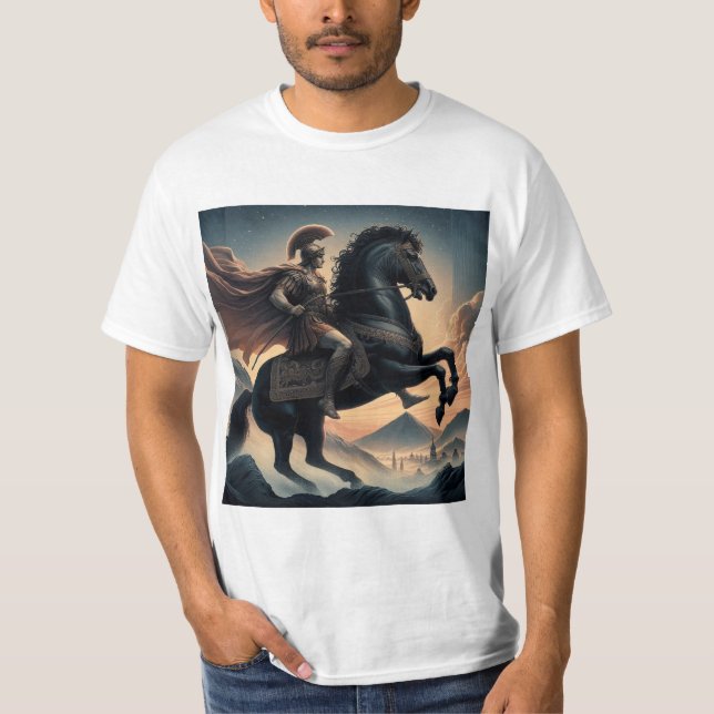 Alejandro Magno y Bucéfalo: La Doble Leyenda T-Shirt (Vorderseite)