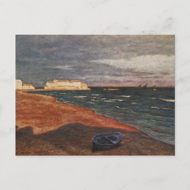 Aleksander Gierymski - Küste Postkarte (Vorderseite)