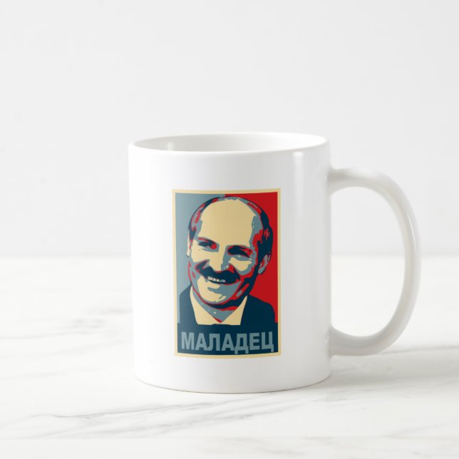 Aleksandr Lukashenko maladec Kaffeetasse (Rechts)