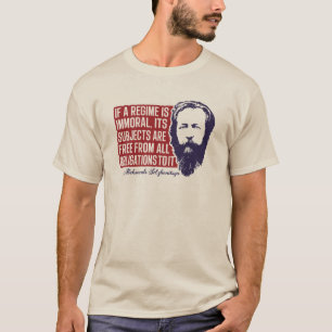 Aleksandr Solschenitsyn - nicht von Lieben leben T-Shirt