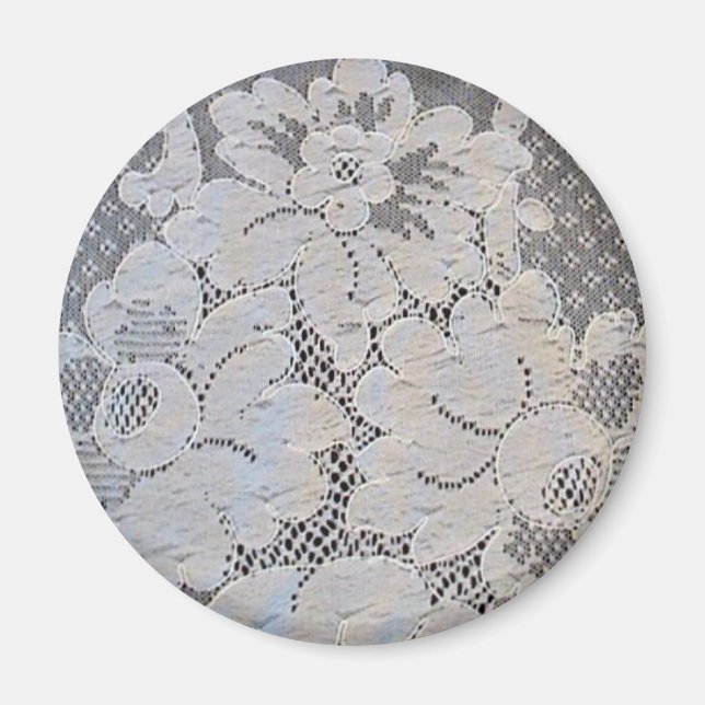 Alencon Lace Floral Magnet (Vorne)