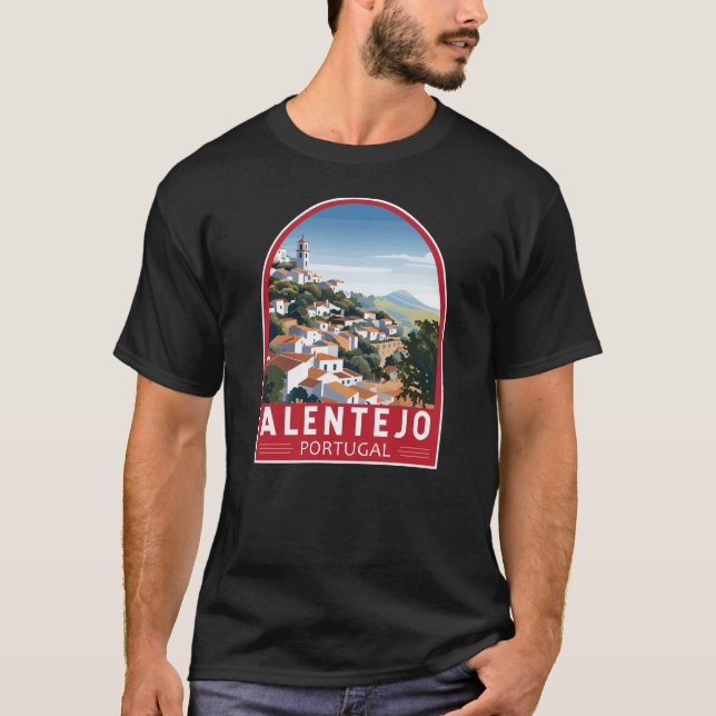 Alentejo Portugal Reisen Kunst, Dichtung und Musik T-Shirt (Vorderseite)