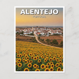 Alentejo Portugal Travel Postkarte