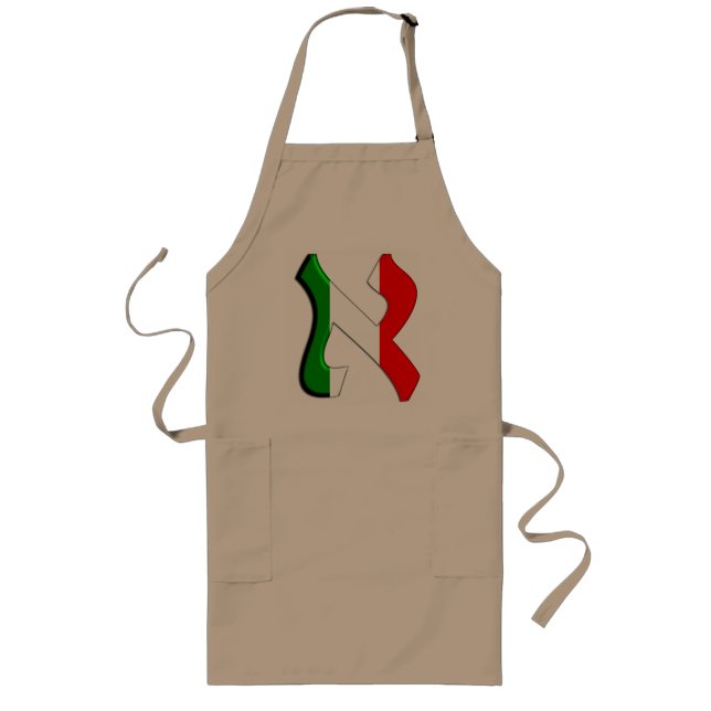 Aleph Italia Lange Schürze (Vorne)