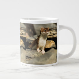 Alert Weasel Jumbo-Tasse