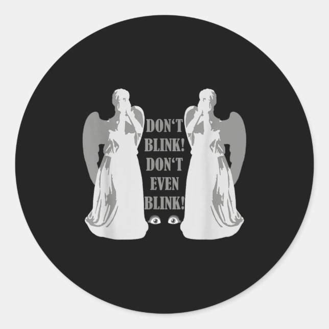 Alert - Weeng Angels - Don't Even Blink 2 - Sci Fi Runder Aufkleber (Vorderseite)