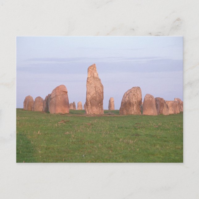 Ales Stenar 'Ship Setting' Steinkreis Postkarte (Vorderseite)