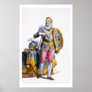 Alessandro Farnese (1546-92) Herzog von Parma aus  Poster