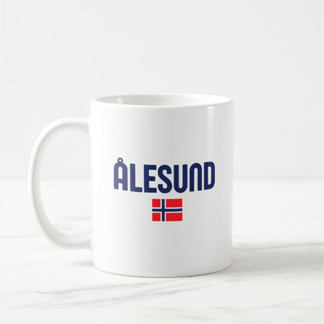 ÅLESUND Norwegen Kaffeetasse (Links)