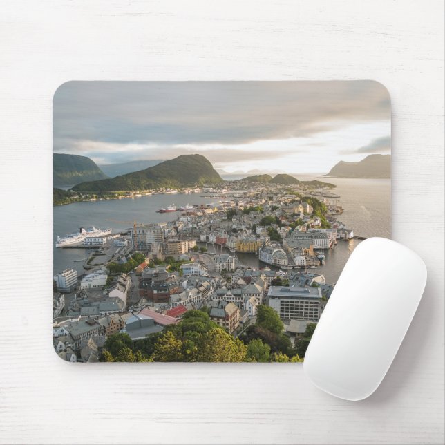 Alesund Norwegen Mousepad (Mit Mouse)