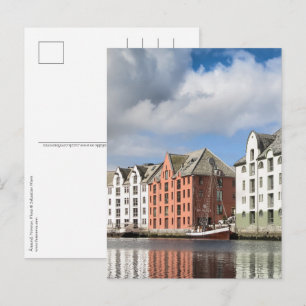 Alesund Norwegen Travel Foto Postkarte