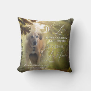 Aletha Private If Liebe Alone Forest Pet Memorial Kissen