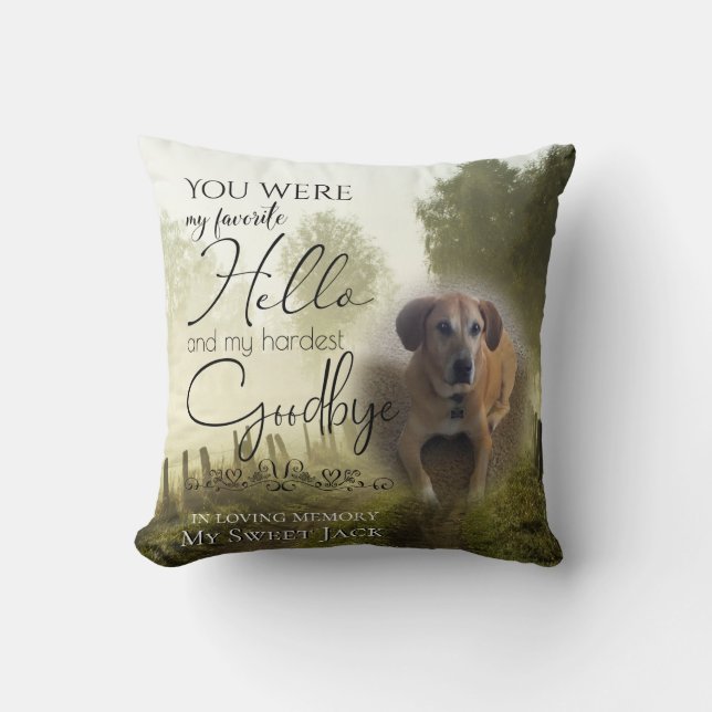 Aletha Private My Favorite Hello Country Pet Kissen (Vorderseite)