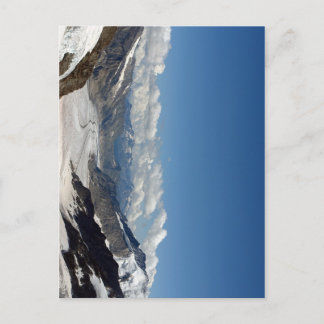 Aletsch Glacier bei Jungfrau in der Schweiz Postkarte