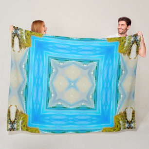 Aleut gebürtige Stammes- Geist-KüstenMandala Fleecedecke