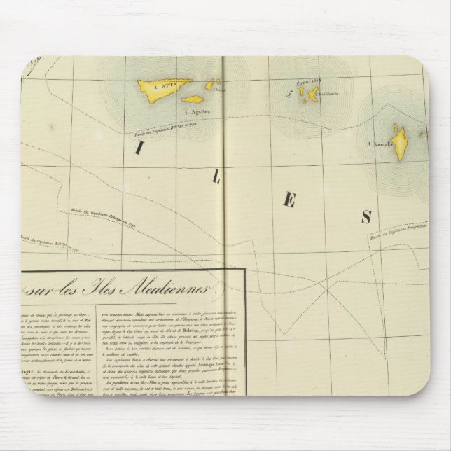 Aleutische Inseln, Asien 38 Mousepad (Vorne)