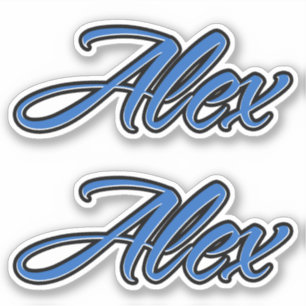 Alex Blue Autocollants