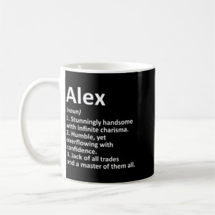 Alex Definition Personalisierter Name Lustiger Geb Kaffeetasse