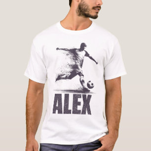 Alex Fußball Jungen Personalisierter Vorname Alex T-Shirt