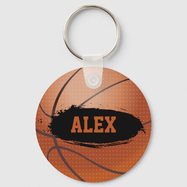 Alex Grunge Basketball Schlüsselanhänger / Keyring (Vorderseite)