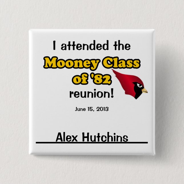 Alex Hutchins Button (Vorderseite)