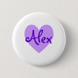 Alex in Lila Button