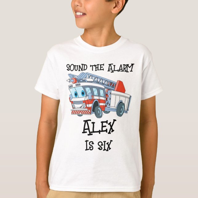 Alex ist sechs T-Shirt (Vorderseite)