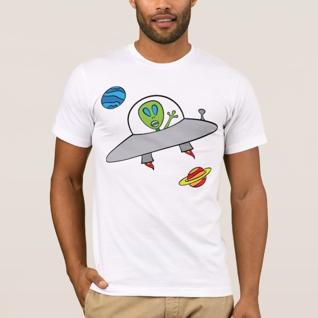 Alex l'alien - le T-shirt des hommes (Devant)