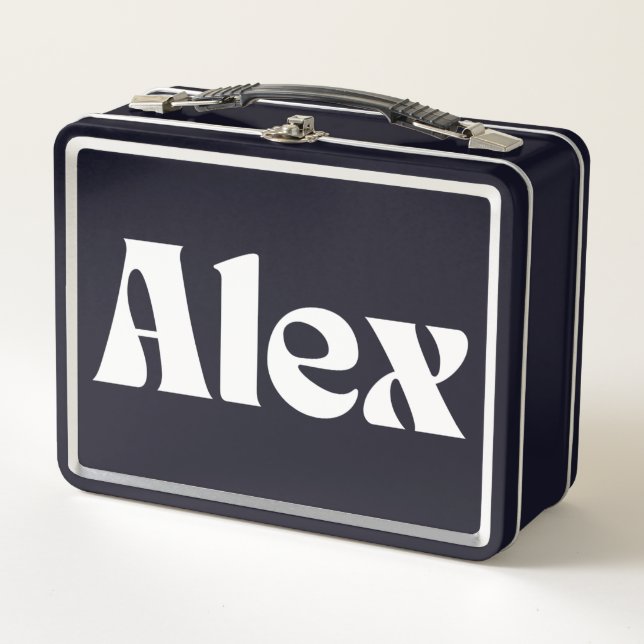 Alex Metall Brotdose (Vorderseite)