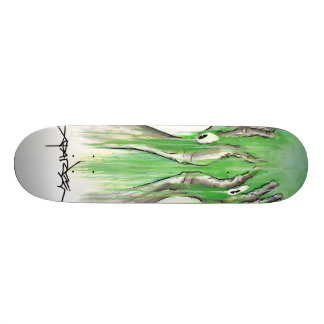 Alex Pardee "giftiges Lazyface " Skateboard