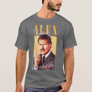 Alex Trebek Retro-Ästhetik-Fan-Design T-Shirt