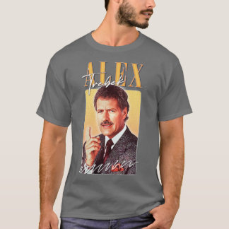 Alex Trebek Retro ästhetisches Lüfterdesign T-Shirt