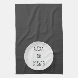 Alexa Befehls-Spaß für waschendes Geschirr Geschirrtuch