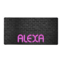 ALEXA En PINK Lumières Néon En Brick