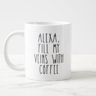 Alexa Fülle meine Venen mit Kaffee Rae Dunn  Jumbo-Tasse