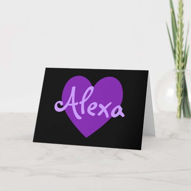 Alexa in Lila (Vorderseite)