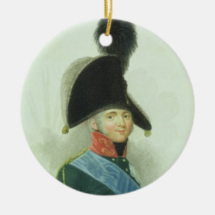 Alexander (1777-1825) der große Kaiser ganzem von Keramik Ornament