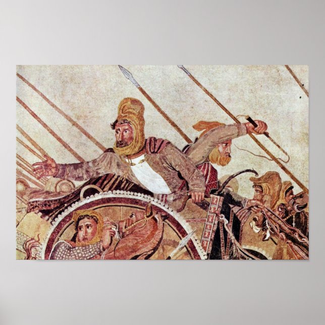 Alexander Battle by Meister Der Alexanderschlacht Poster (Vorne)