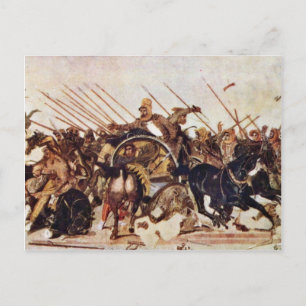 Alexander Battle Details von Meister Der Alexander Postkarte