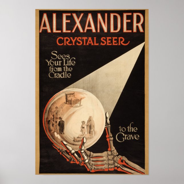 Alexander, Crystal "Cradle to the Grave" Magic Poster (Vorne)