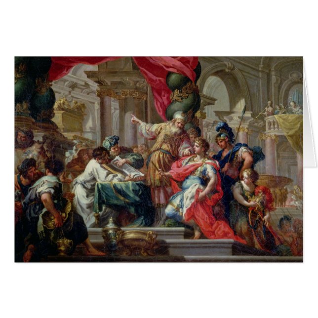 Alexander der Große im Tempel von Jerusalem (Vorderseite (Horizontal))