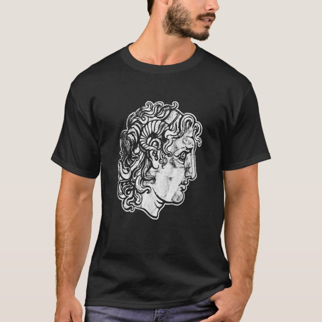 Alexander der große Kopf Geschichte des antiken Gr T-Shirt (Vorderseite)