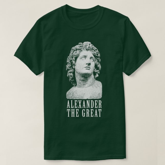 Alexander der Große Makedonische Antike Griechenla T-Shirt (Design vorne)