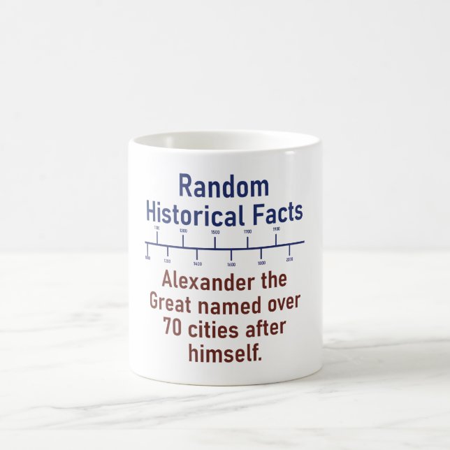 Alexander der große Name - Geschichte Kaffeetasse (Mittel)