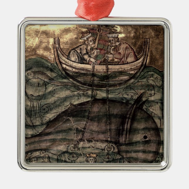 Alexander der Große Silbernes Ornament (Vorne)