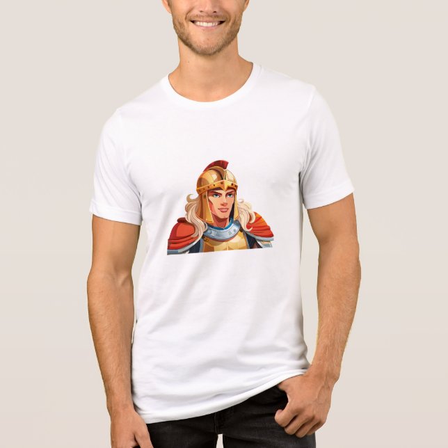 Alexander der Große Tri-Blend Shirt (Vorderseite)