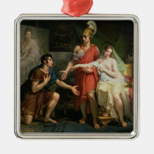 Alexander der Große überreicht Campaspe Silbernes Ornament