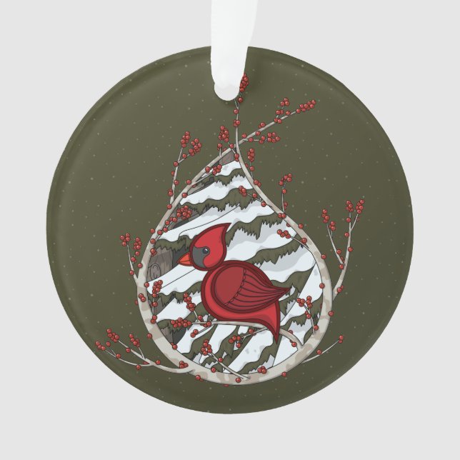 Alexander der Kardinal Akryler Ornament (Vorderseite)