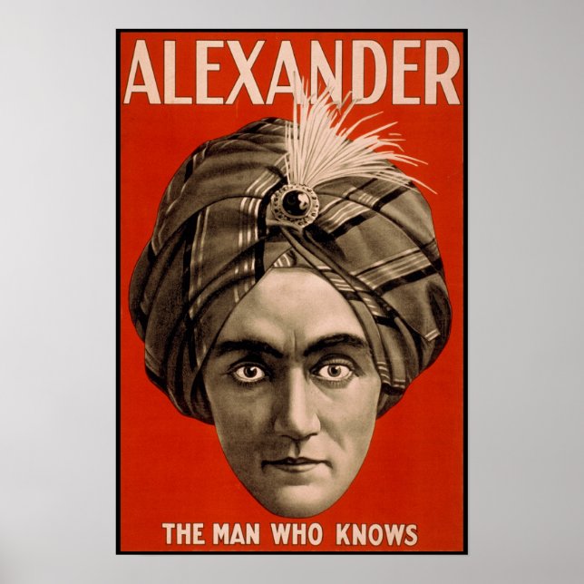 Alexander der Mann, der Magic Poster kennt (Vorne)