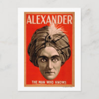 Alexander der Mann, der Magic Poster kennt